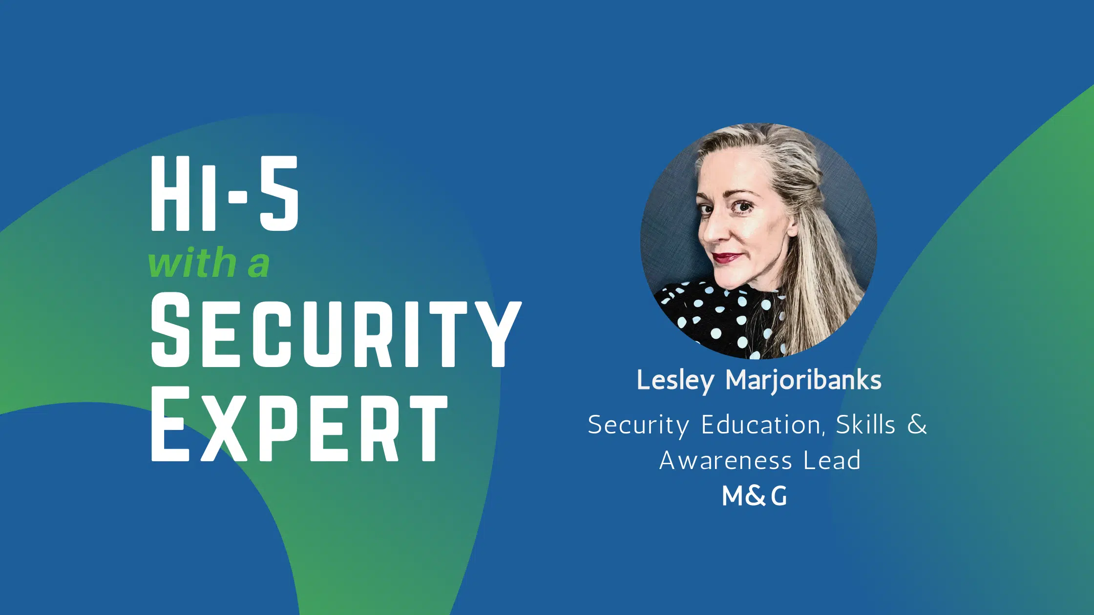 Lesley Marjoribanks MG
