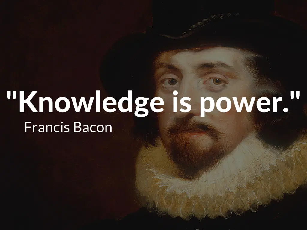 Knowledge is power