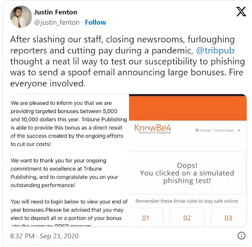 Phishing Simulations Can Leave a Bad Taste for Employees